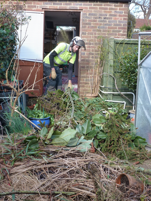 ... manhandled all the timber through the workshop