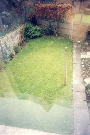 March 1999 - the garden as we found it